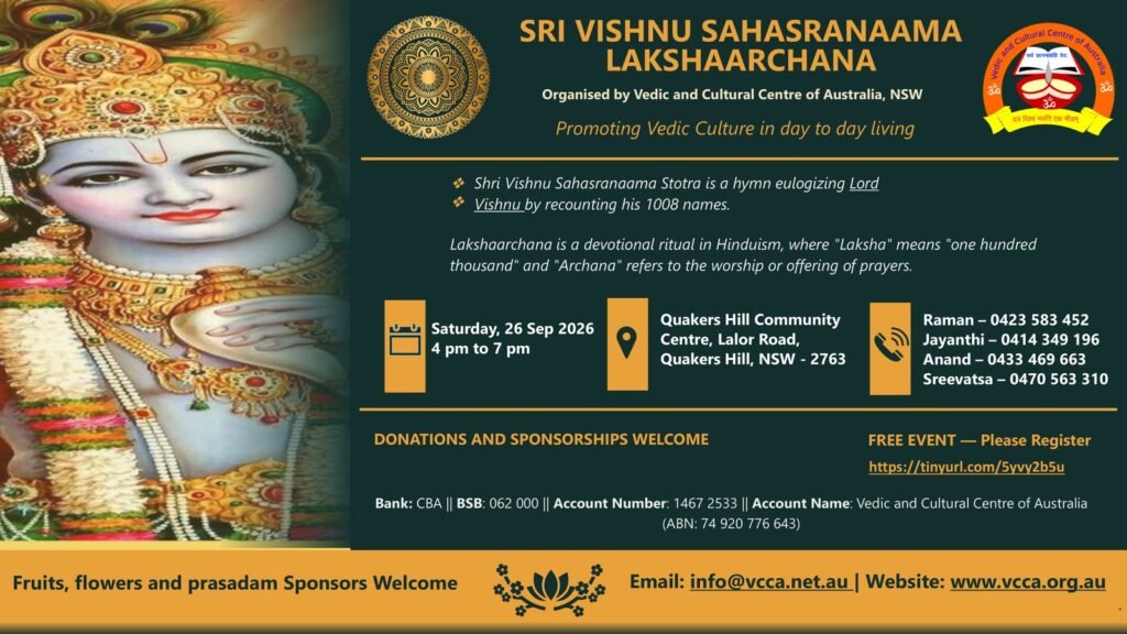 Sri Vishnu Sahasranaama Lakshaarchana